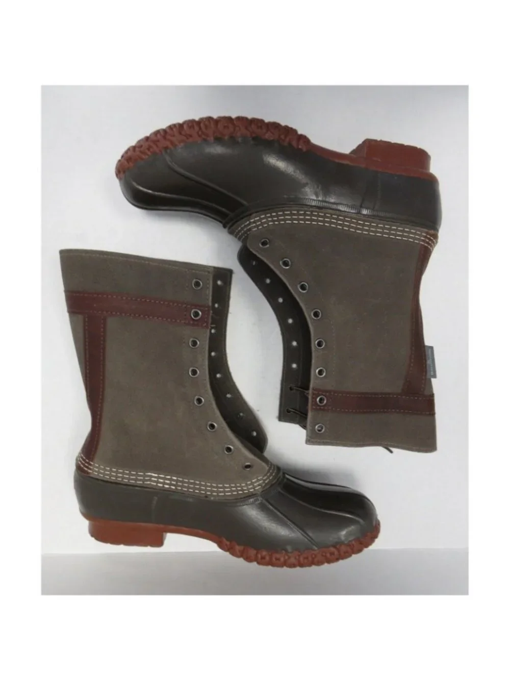 LL Bean Bean Boots 10 M Signature Primaloft Leather Insulated Duck USA